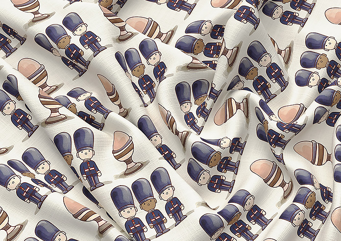 Kings Breakfast, Eggs Prince - Twist&Fit Roman Blind - Image 4